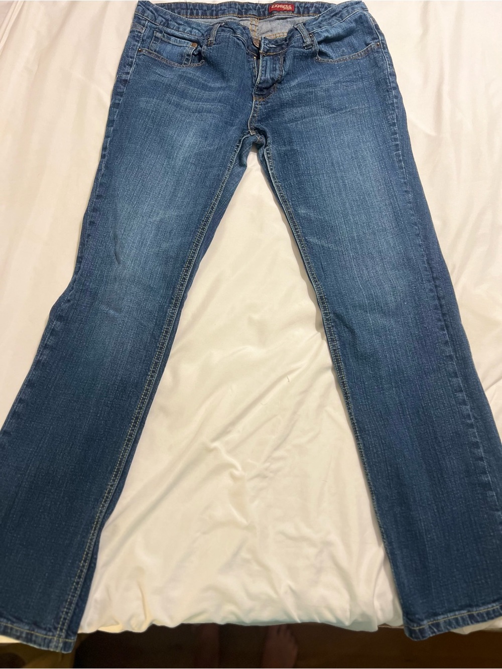 Express Women's Blue Boot Cut Jeans